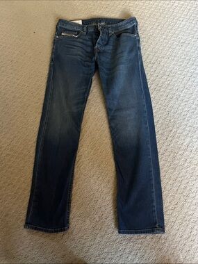 Diesel Men's safado Blue Straight-Leg Jeans